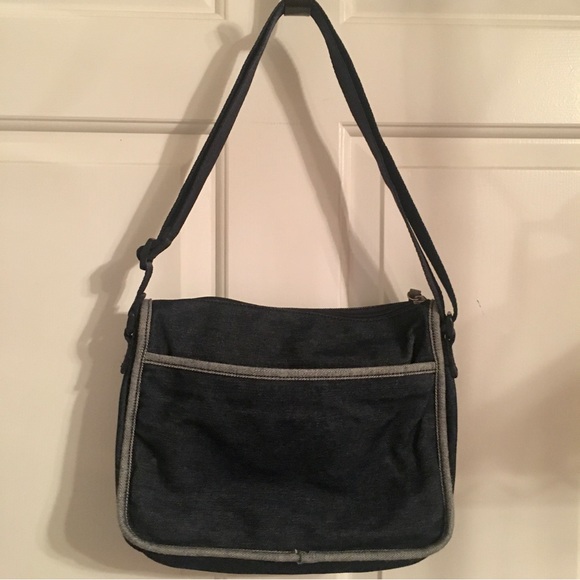 Denim Crossbody / Shoulder Bag - Picture 3 of 9